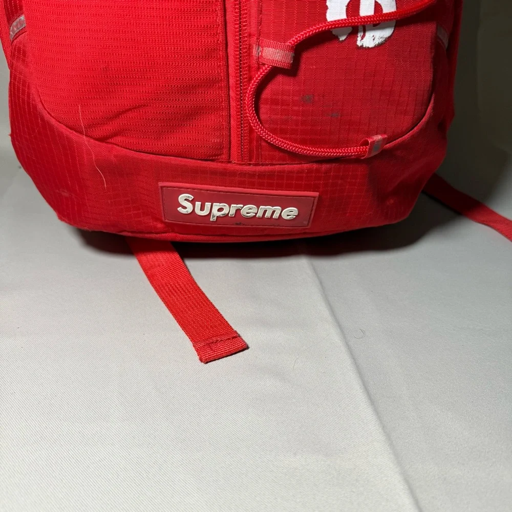 Supreme Backpack Red SS17 Style